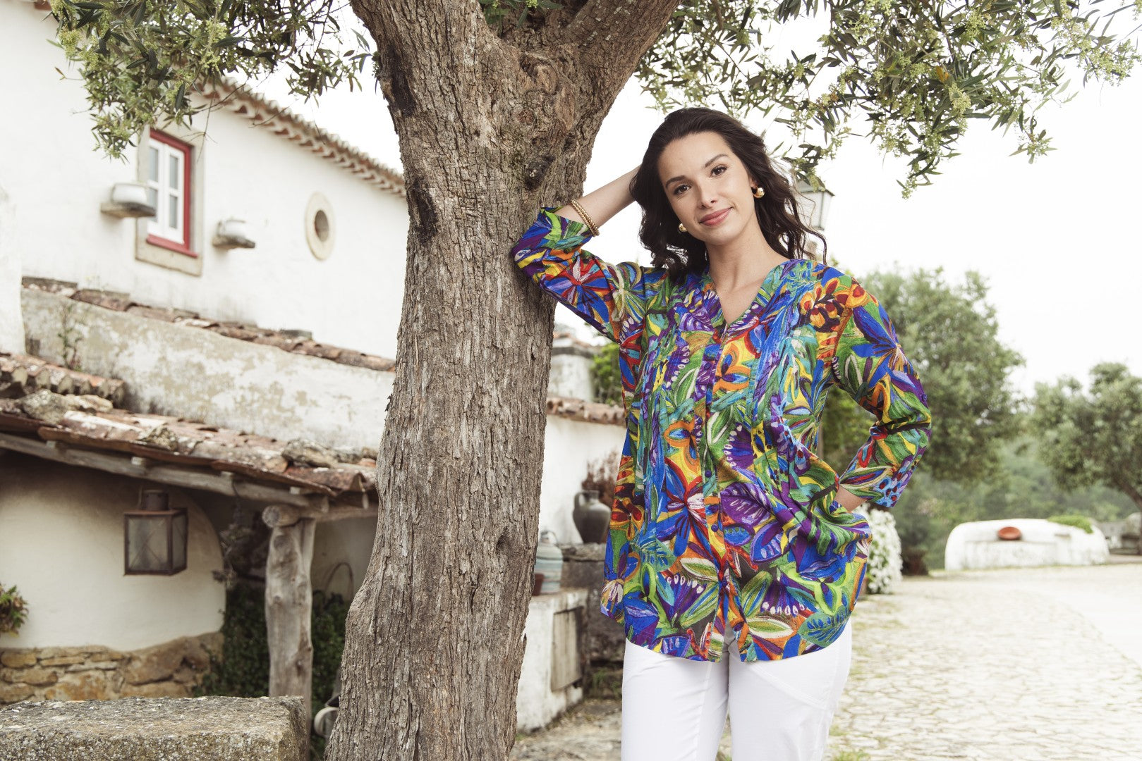 Zapallar Pleated Top