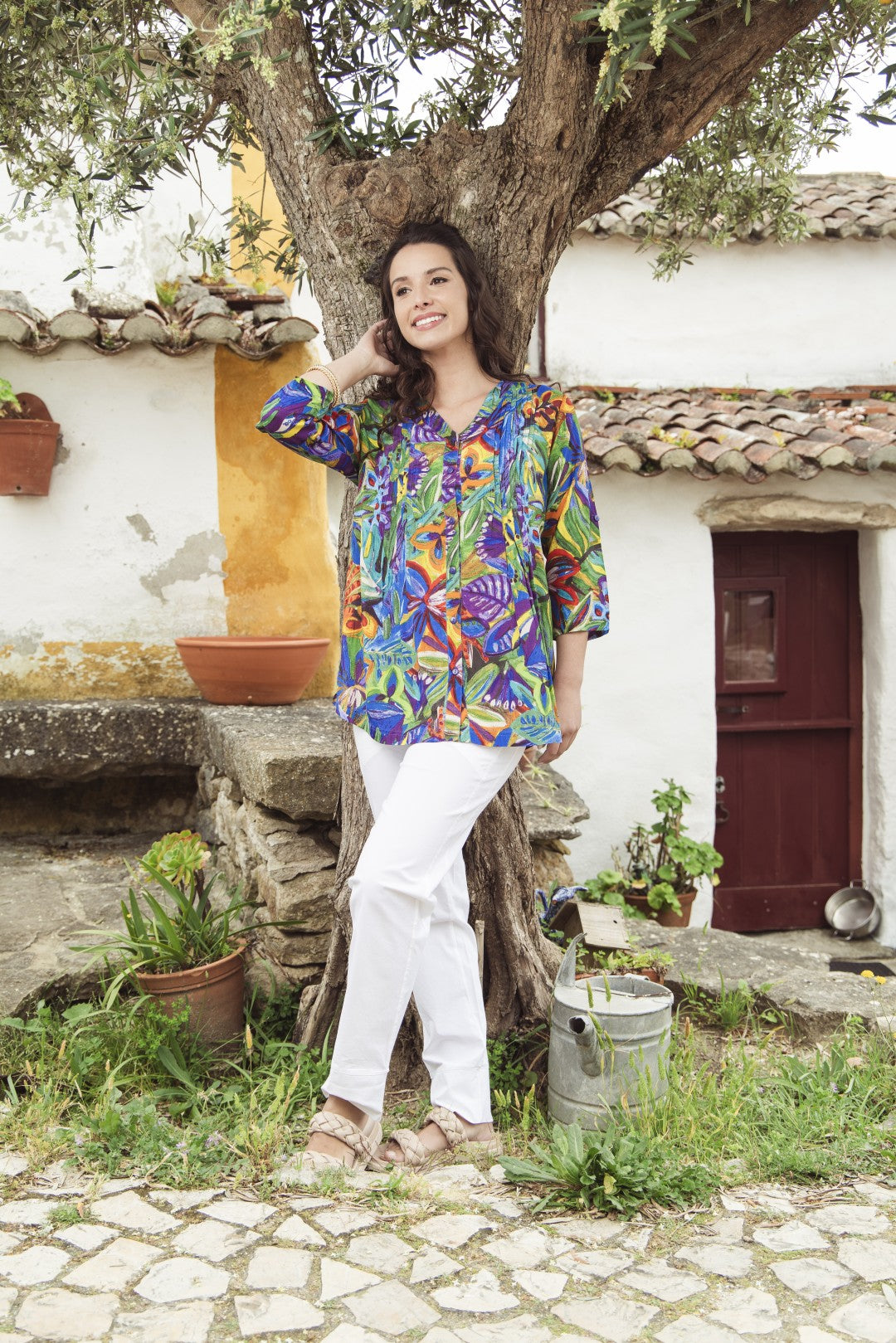 Zapallar Pleated Top
