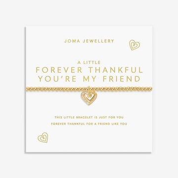 A Little 'Forever Thankful You're My Friend' Bracelet - RUTHERFORD & Co