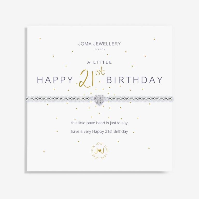 A Little 'Happy 21st Birthday' Bracelet - RUTHERFORD & Co