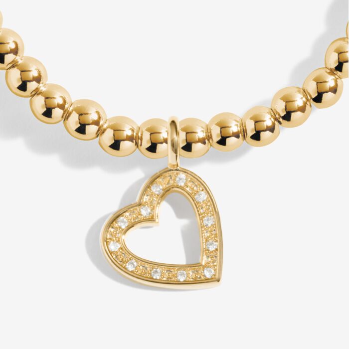 A Little 'Happy Birthday Beautiful' Bracelet in Gold Plating - RUTHERFORD & Co