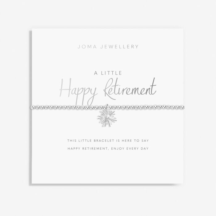 A Little 'Happy Retirement' Bracelet in Silver Plating - RUTHERFORD & Co