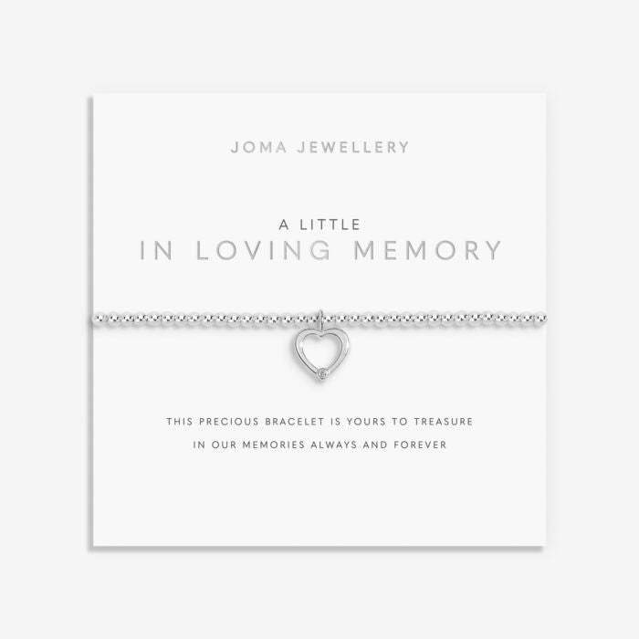 A Little 'In Loving Memory' Bracelet in Silver Plating - RUTHERFORD & Co