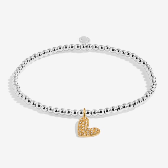 A Little 'Love You To Bits' Bracelet in Silver and Gold Plating - RUTHERFORD & Co