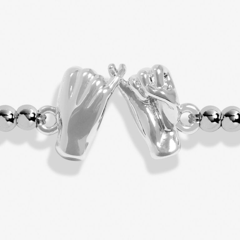 A Little 'Pinky Promise' Bracelet In Silver Plating - RUTHERFORD & Co
