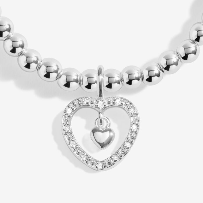 A Little 'So Lucky To Have You in My Life' Bracelet in Silver Plating - RUTHERFORD & Co