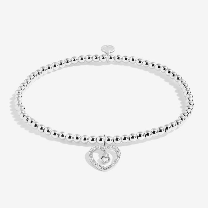 A Little 'So Lucky To Have You in My Life' Bracelet in Silver Plating - RUTHERFORD & Co
