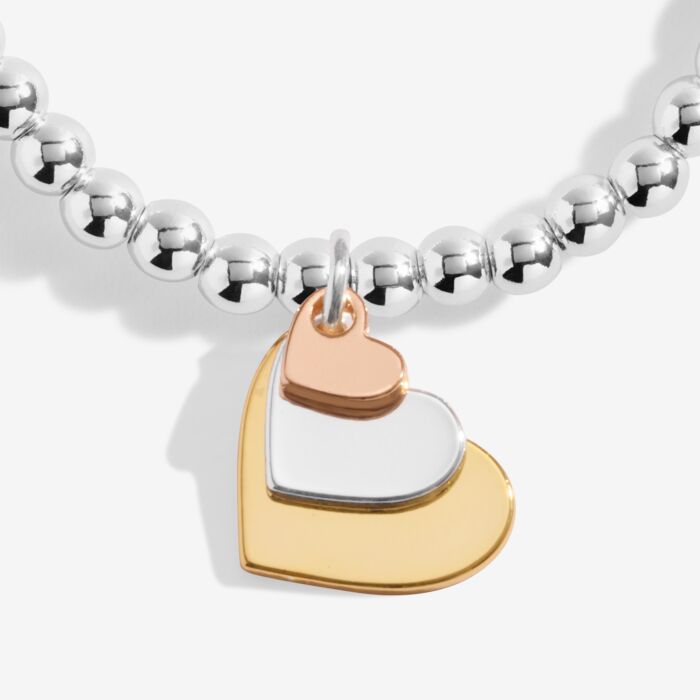 A Little 'Three Generations' Bracelet in Silver, Gold, and Rose Gold Plating - RUTHERFORD & Co