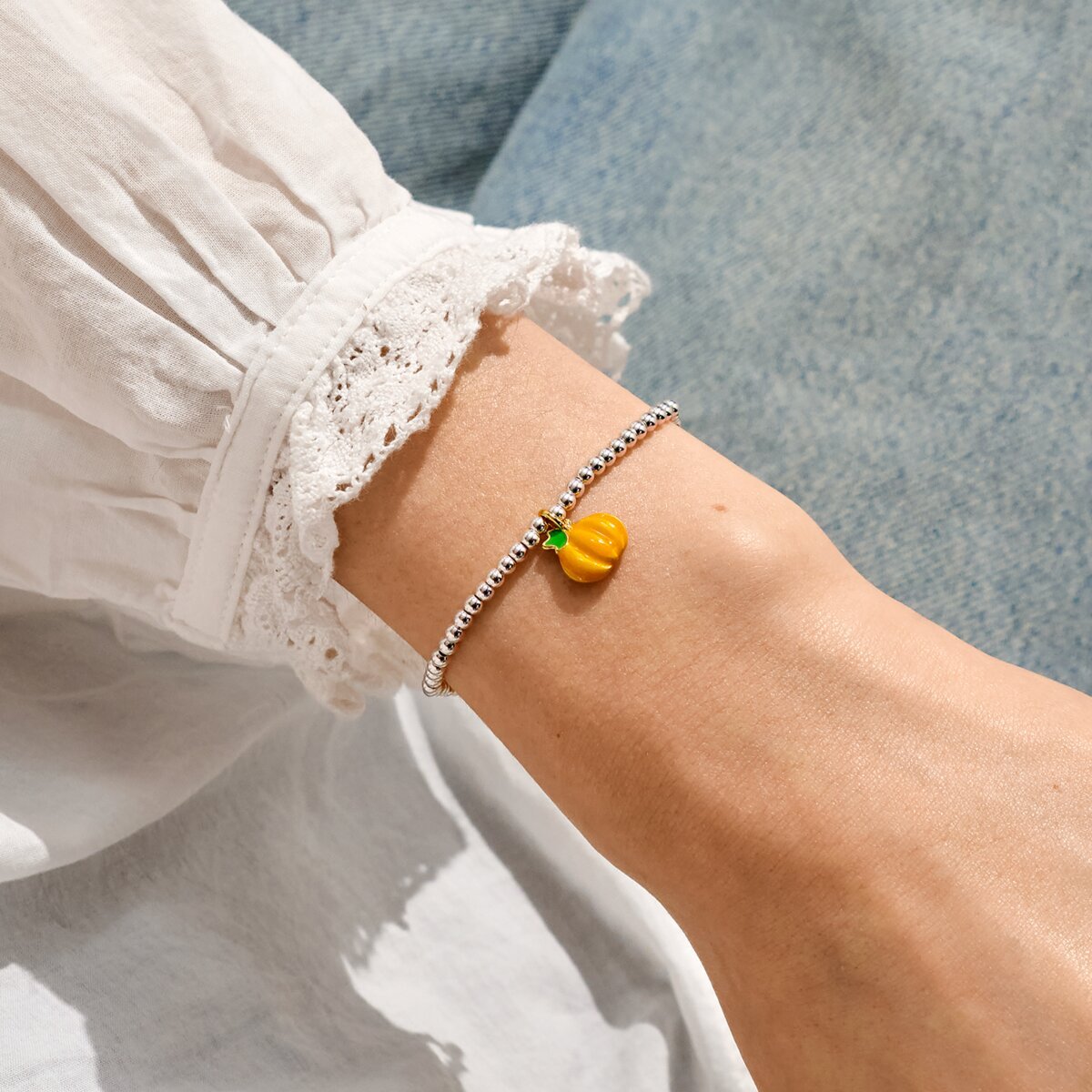 A Little Vibes 'Hello Pumpkin' Bracelet - RUTHERFORD & Co