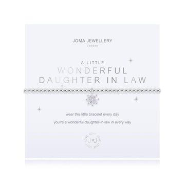A Little 'Wonderful Daughter In Law' Bracelet - RUTHERFORD & Co