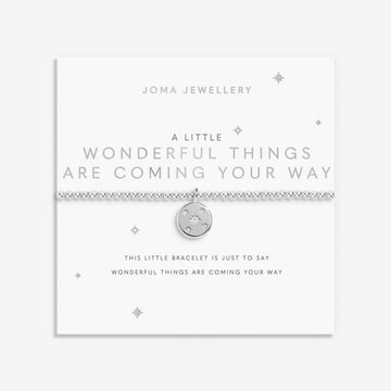 A Little 'Wonderful Things Are Coming Your Way' Bracelet in Silver Plating - RUTHERFORD & Co