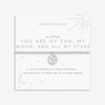 A Little 'You Are My Sun, My Moon, and All My Stars' Bracelet in Silver Plating - RUTHERFORD & Co