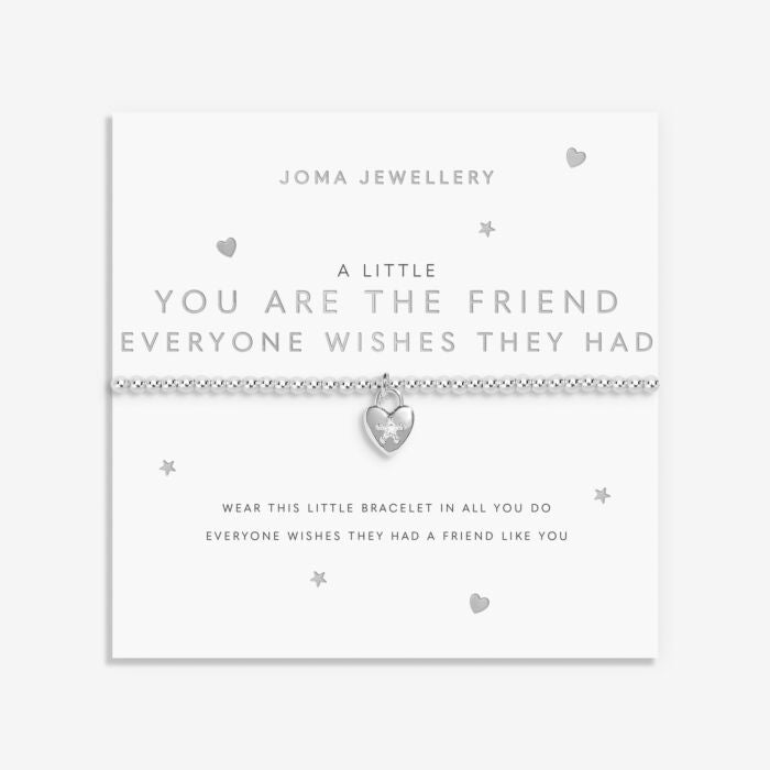 A Little 'You're The Friend Everyone Wishes They Had' Bracelet in Silver Plating - RUTHERFORD & Co