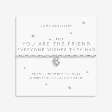 A Little 'You're The Friend Everyone Wishes They Had' Bracelet in Silver Plating - RUTHERFORD & Co