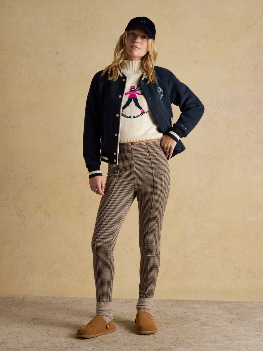 Abigail Cream Ski Intarsia High Neck Jumper - RUTHERFORD & Co