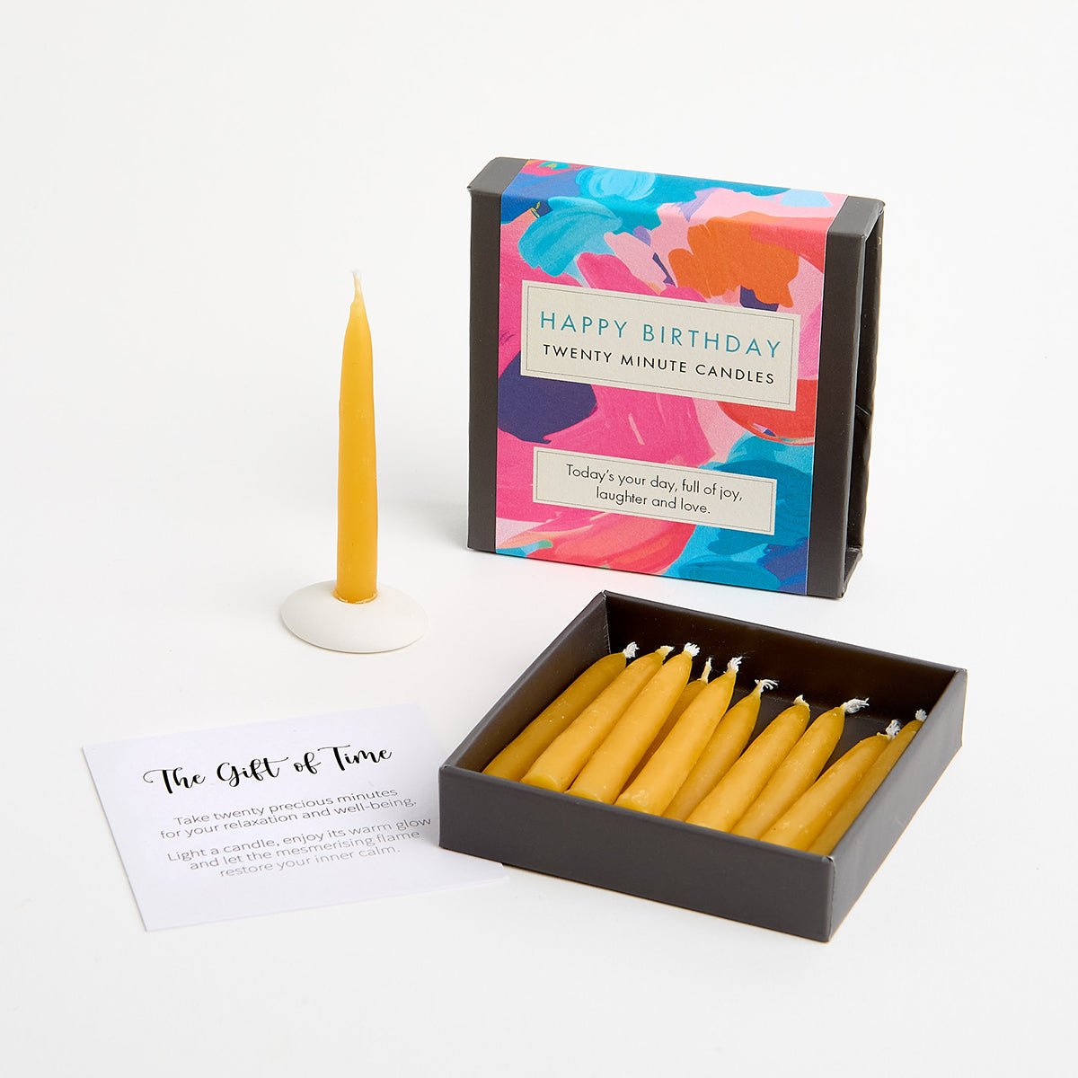 Abstract Candles/Happy Birthday - RUTHERFORD & Co