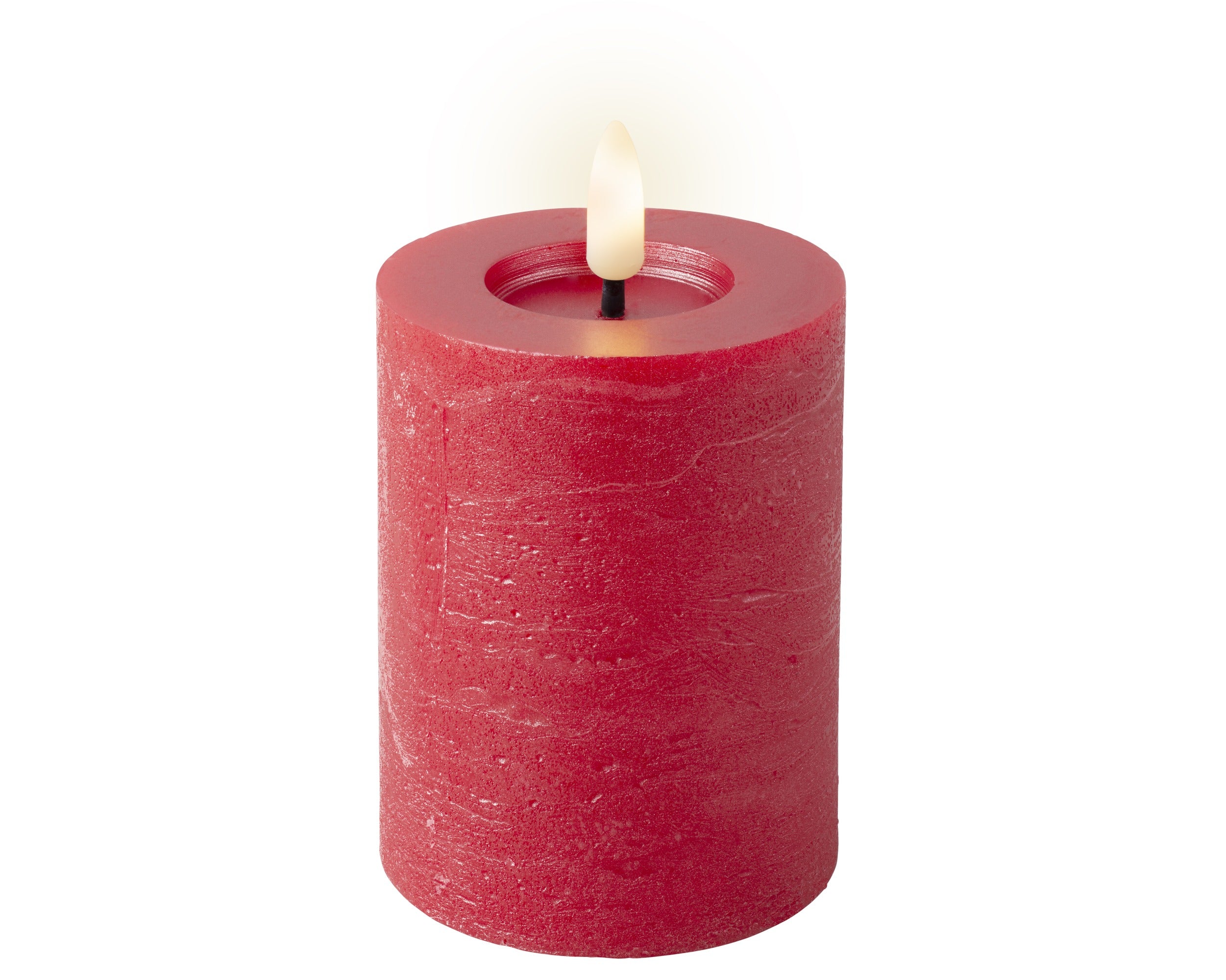 Lumineo LED Wick Candle - Red (11.2 cm)