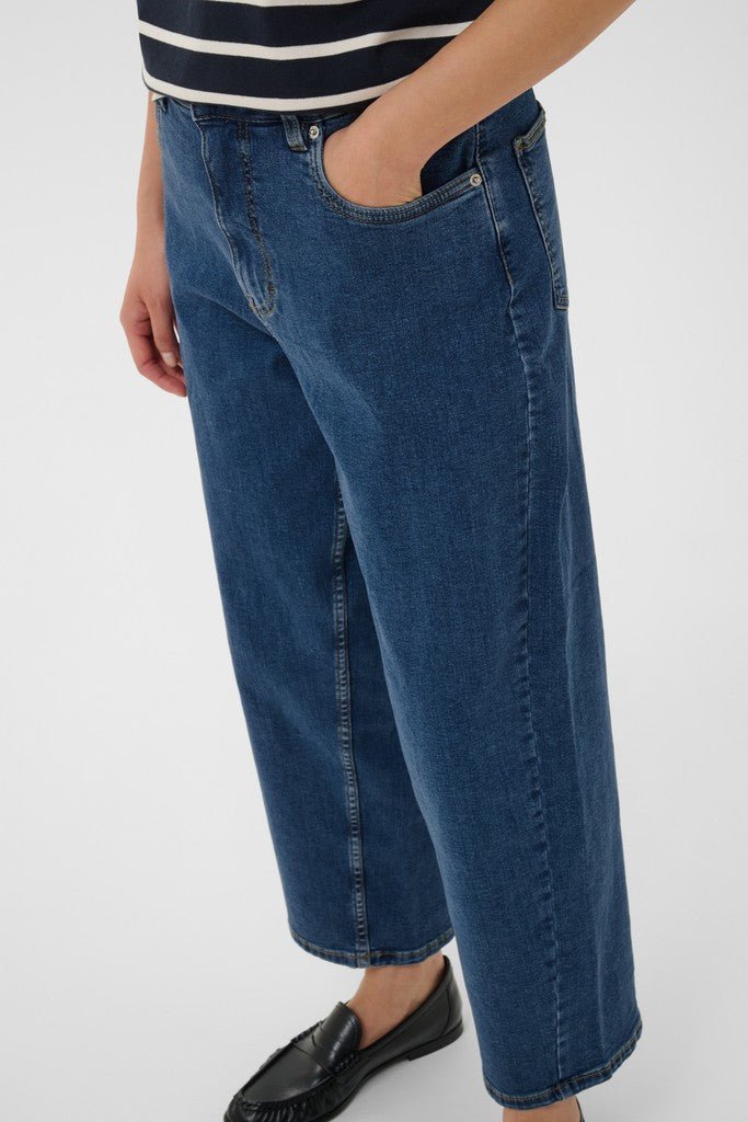 AdelenaPW Jeans - Medium Dark Blue Denim - RUTHERFORD & Co