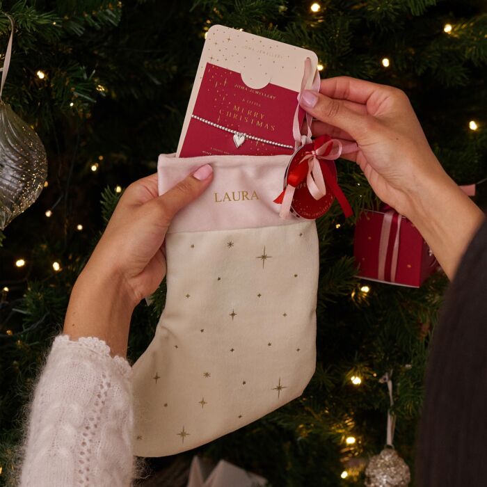 Adults' Stocking A Little 'Merry Christmas' Bracelet Gift Set in Silver Plating - RUTHERFORD & Co