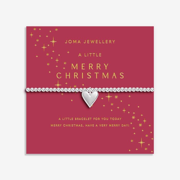 Adults' Stocking A Little 'Merry Christmas' Bracelet Gift Set in Silver Plating - RUTHERFORD & Co