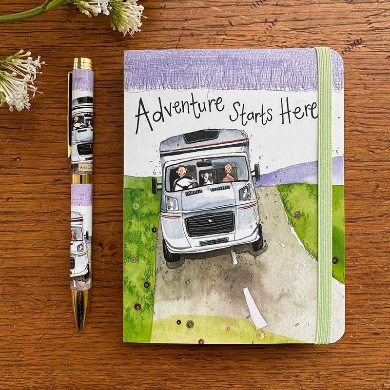 Adventure Starts Here Small Chunky Notebook - RUTHERFORD & Co
