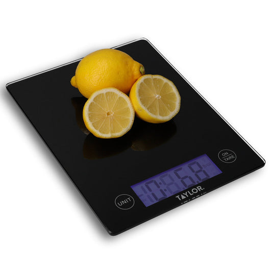 Taylor Digital Dual Glass Kitchen Scale, 5kg / 5000ml, Black