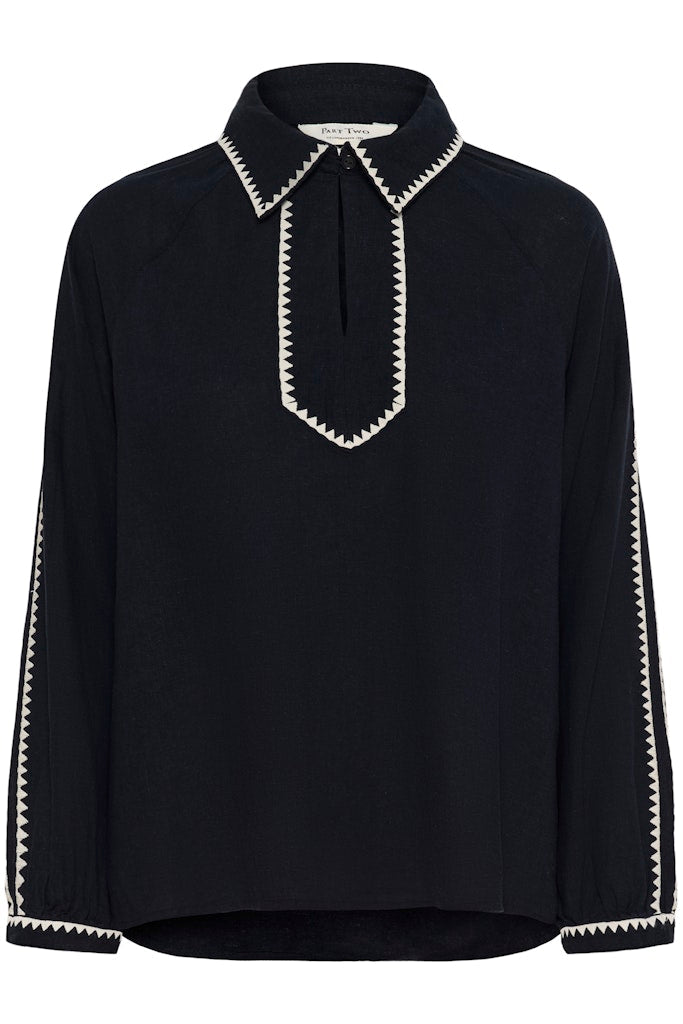 AimyPW Bl Blouse - After Midnight - RUTHERFORD & Co