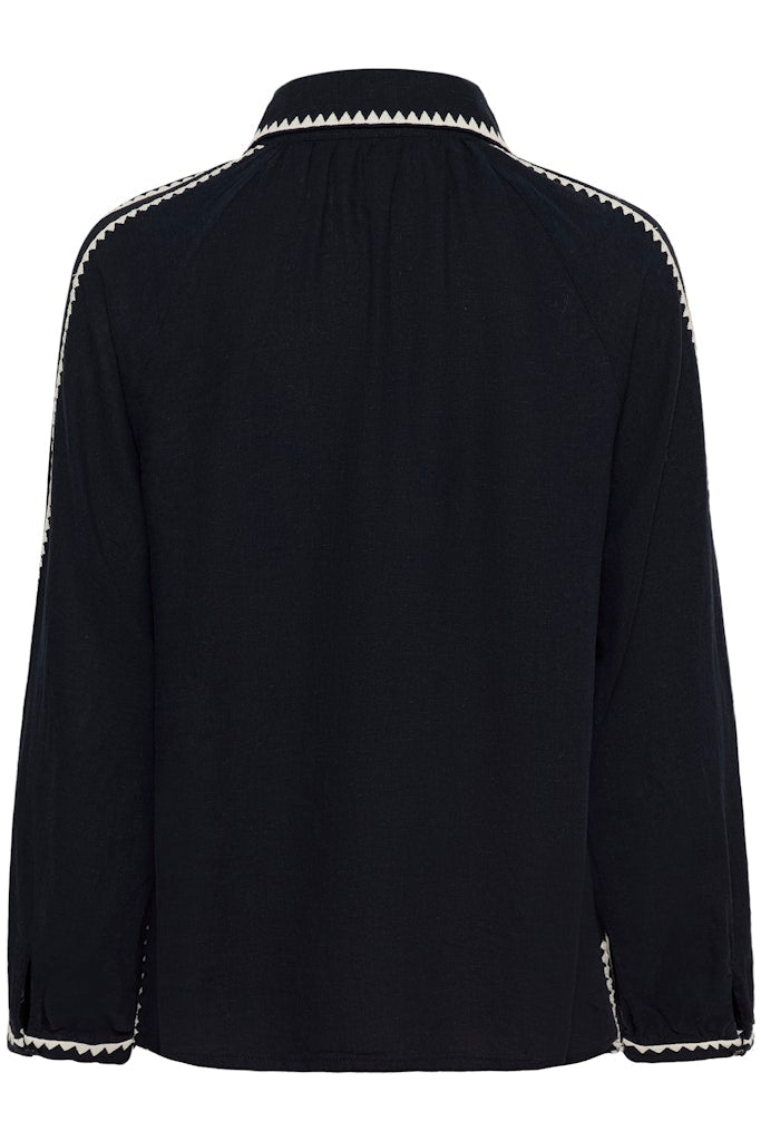 AimyPW Bl Blouse - After Midnight - RUTHERFORD & Co
