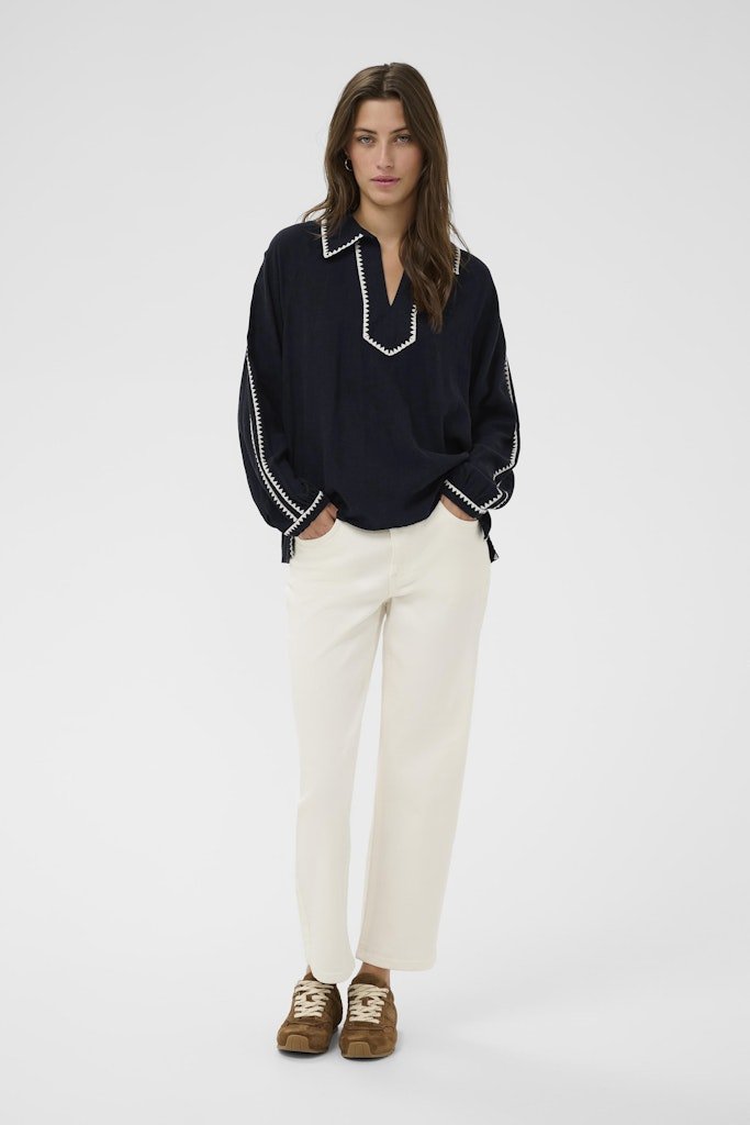 AimyPW Bl Blouse - After Midnight - RUTHERFORD & Co