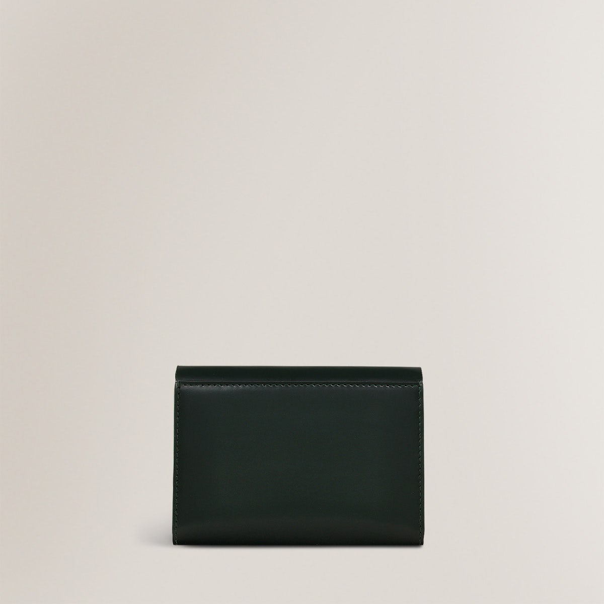 Albert Road Leather Medium Flapover Wallet In Racing Green - RUTHERFORD & Co