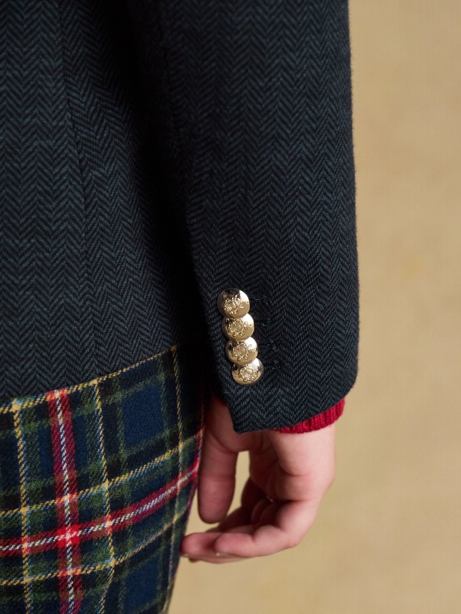 Albury Navy Cotton Rich Blazer - RUTHERFORD & Co