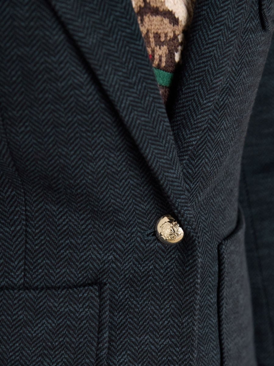 Albury Navy Cotton Rich Blazer - RUTHERFORD & Co