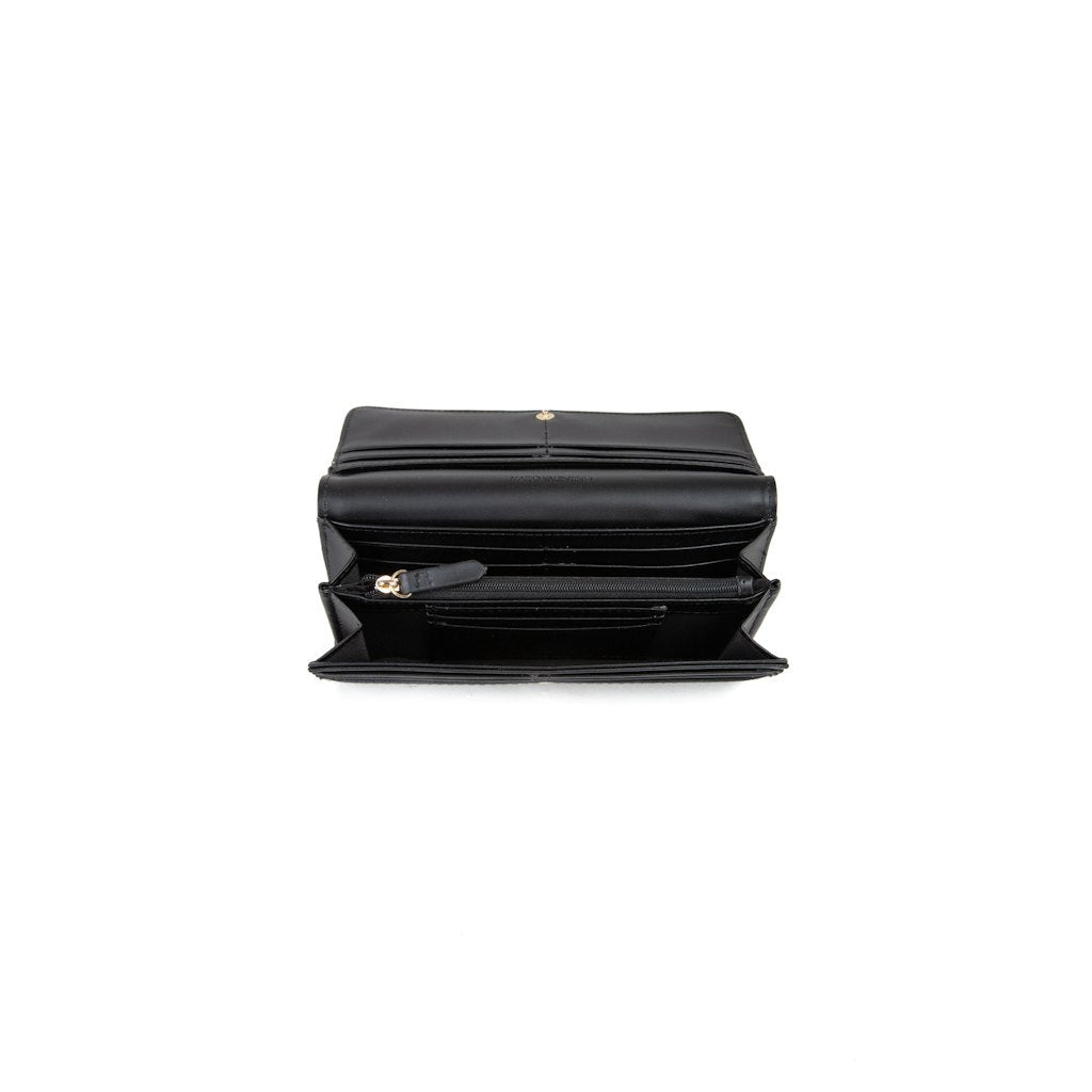 Alexia Wallet Nero - RUTHERFORD & Co