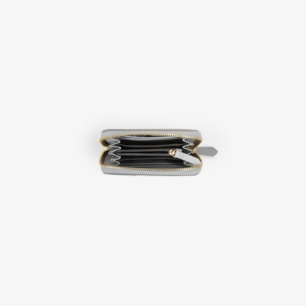 Alexia Zip Around Wallet Grey - RUTHERFORD & Co