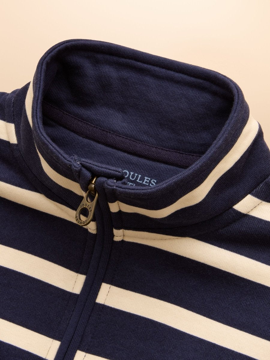 Alfie Navy Quarter Zip Sweatshirt - RUTHERFORD & Co