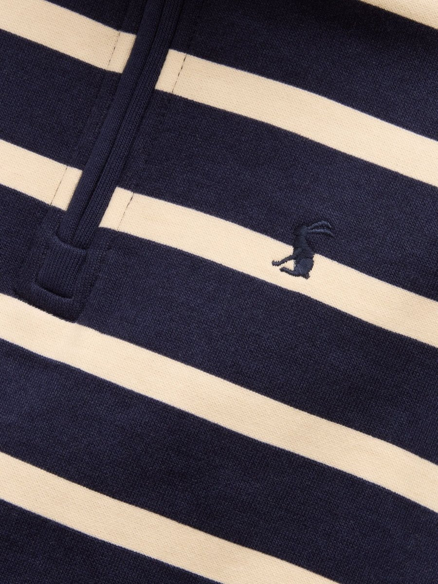 Alfie Navy Quarter Zip Sweatshirt - RUTHERFORD & Co
