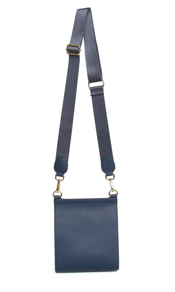 Alice Wheeler Seville Crossbody Handbag - Nappa Collection - Navy Blue - RUTHERFORD & Co
