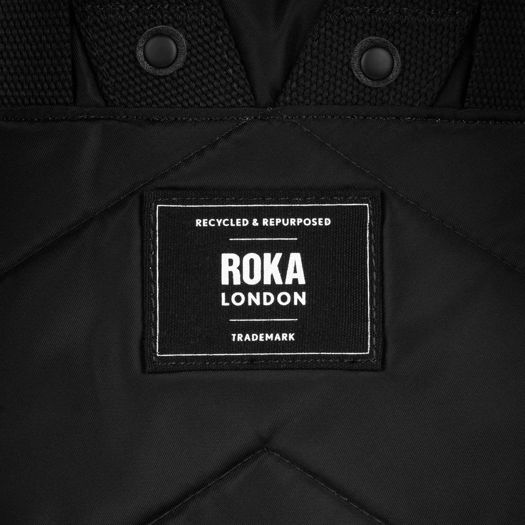 ALL BLACK CAMDEN P RECYCLED NYLON - RUTHERFORD & Co