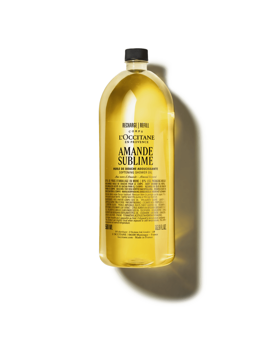 Almond (Amande) Shower Oil Refill 500 ml - RUTHERFORD & Co