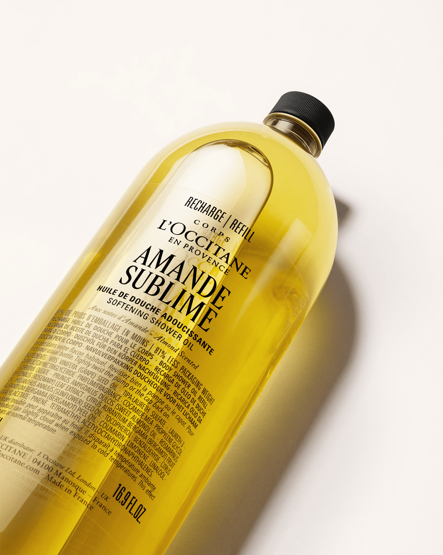 Almond (Amande) Shower Oil Refill 500 ml - RUTHERFORD & Co
