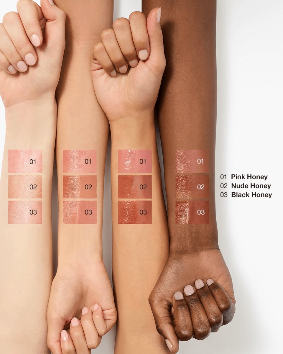 Almost Lipstick in Black Honey, Pink Honey and Nude Honey - RUTHERFORD & Co
