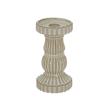 Alora Ceramic Pillar Candle Holder - RUTHERFORD & Co