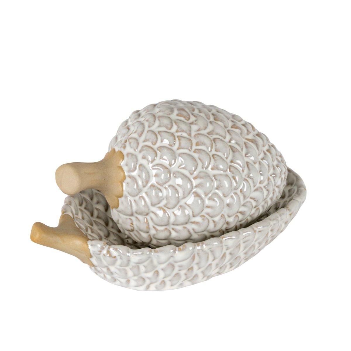Alora Ceramic Pinecone Medium Dish - RUTHERFORD & Co