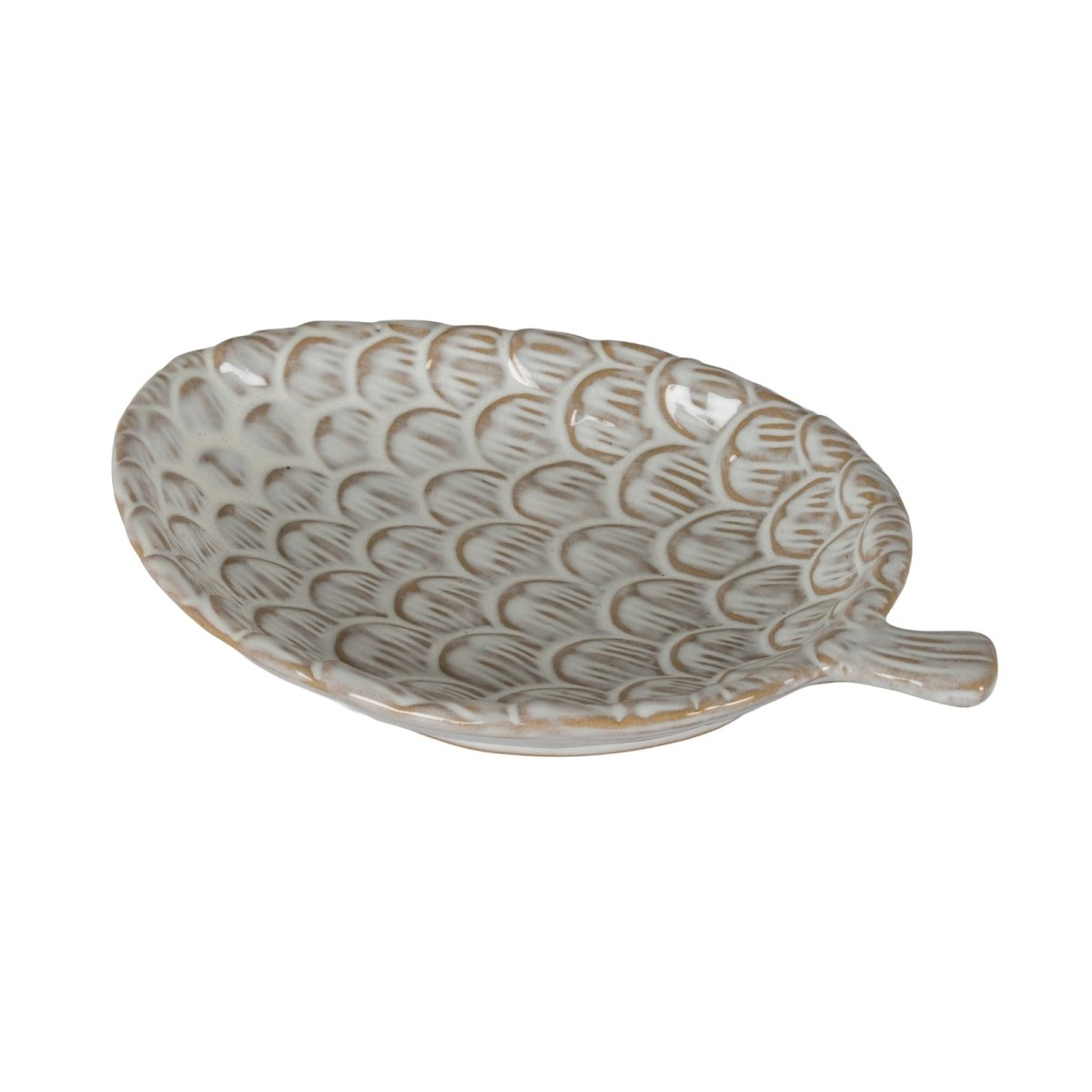 Alora Ceramic Pinecone Medium Dish - RUTHERFORD & Co