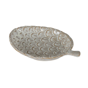 Alora Ceramic Pinecone Medium Dish - RUTHERFORD & Co