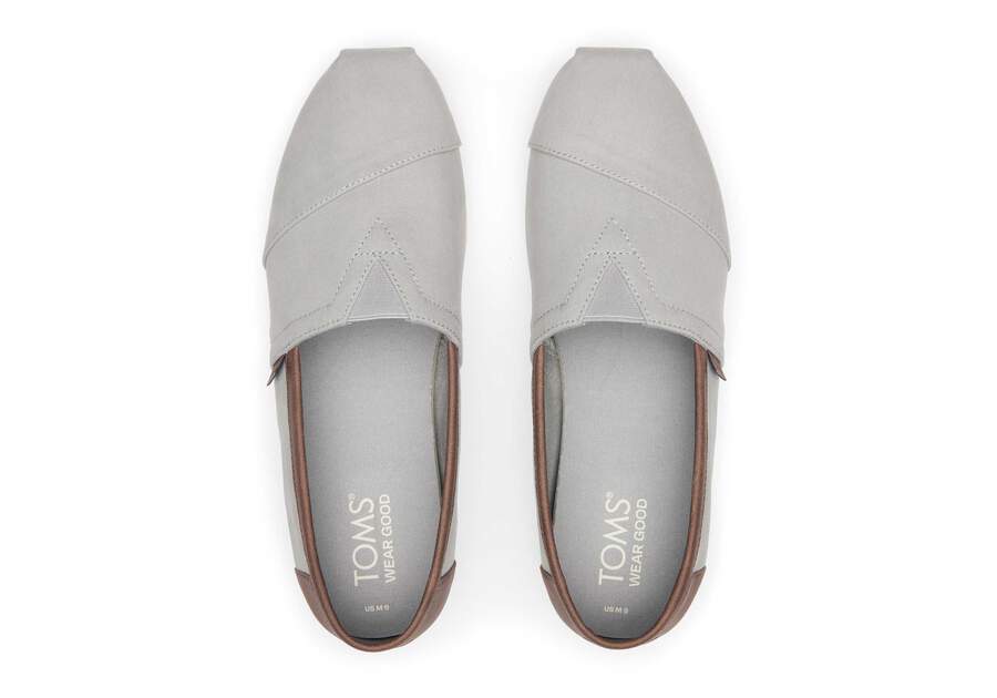 Alpargata Grey Vegan Leather Trim - RUTHERFORD & Co