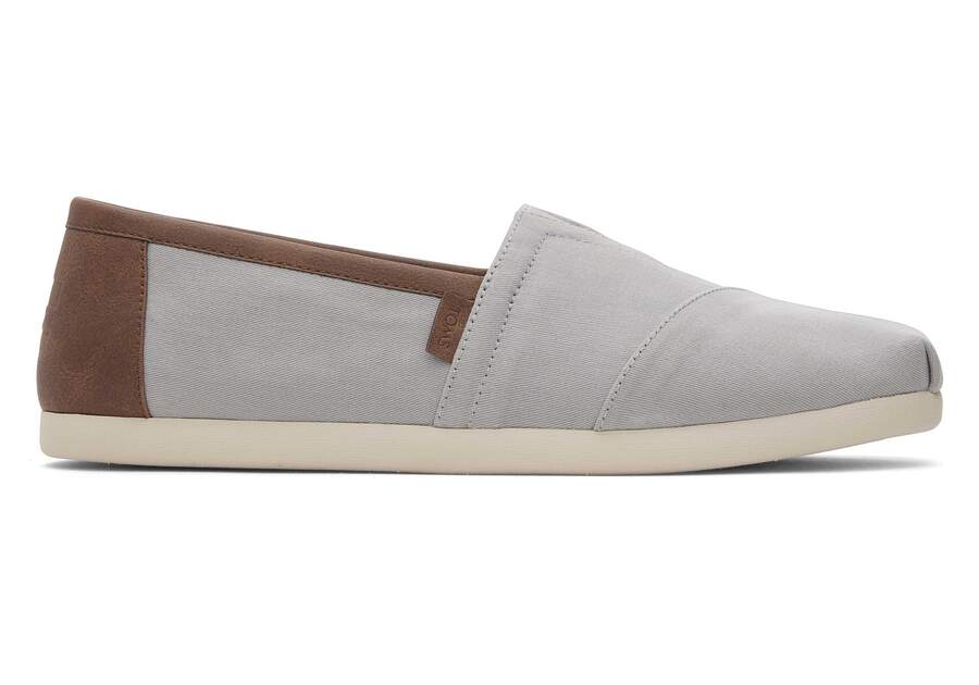 Alpargata Grey Vegan Leather Trim - RUTHERFORD & Co