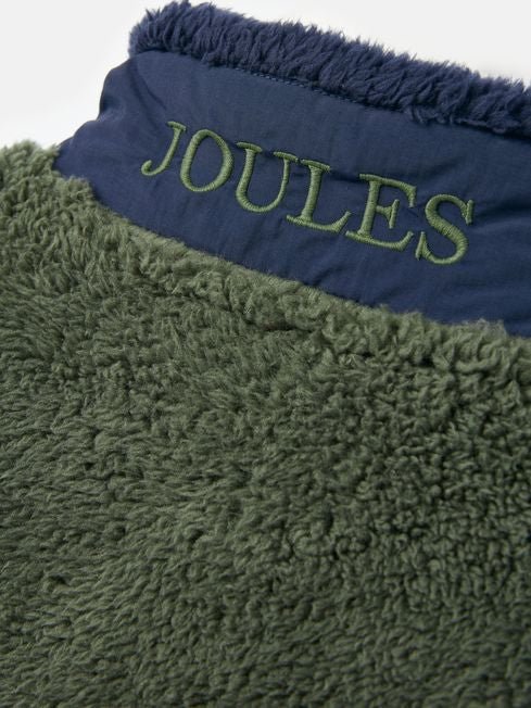 Always Cosy Green/Navy Blue Half Zip Fleece - RUTHERFORD & Co