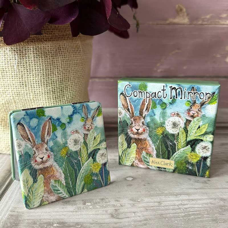 Amongst the Dandelions Compact Mirror - RUTHERFORD & Co