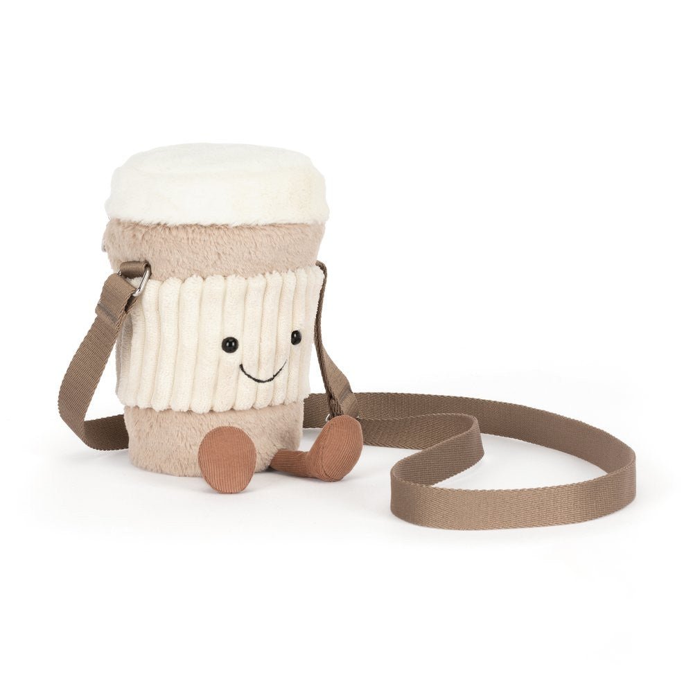 Amuseables Perkle Coffee Shoulder Bag - RUTHERFORD & Co